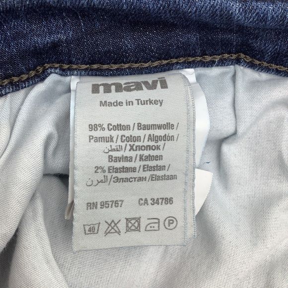 Mavi Mens Denim Jeans Size 38 x 32 (Actual 38‎ x 30.5) - Picture 7 of 9